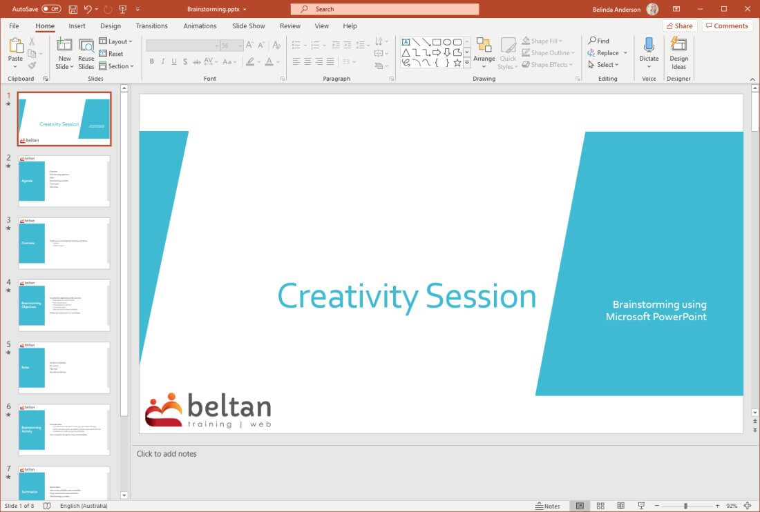 Microsoft PowerPoint Online Courses | Beltan Consultancy