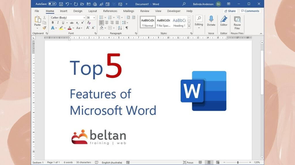 Top 5 Features Of Microsoft Word Beltan Consultancy